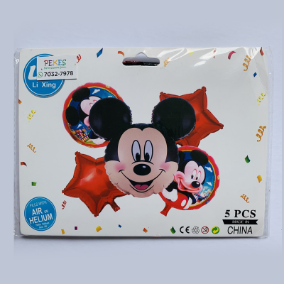 Globos Set Micky Mouse Rojo